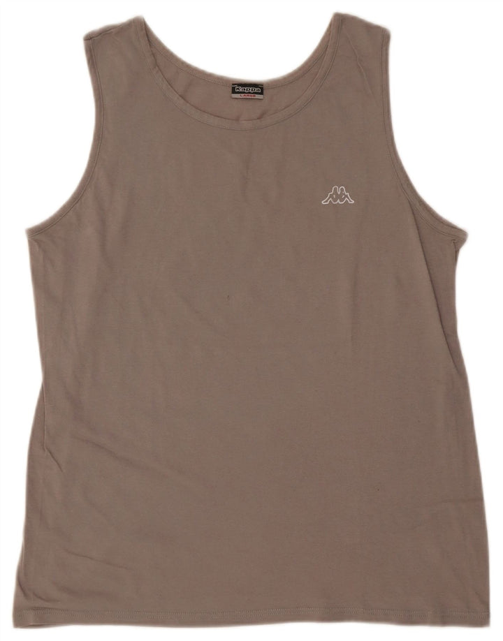 Kappa Damevest Top UK 16 Large Grå