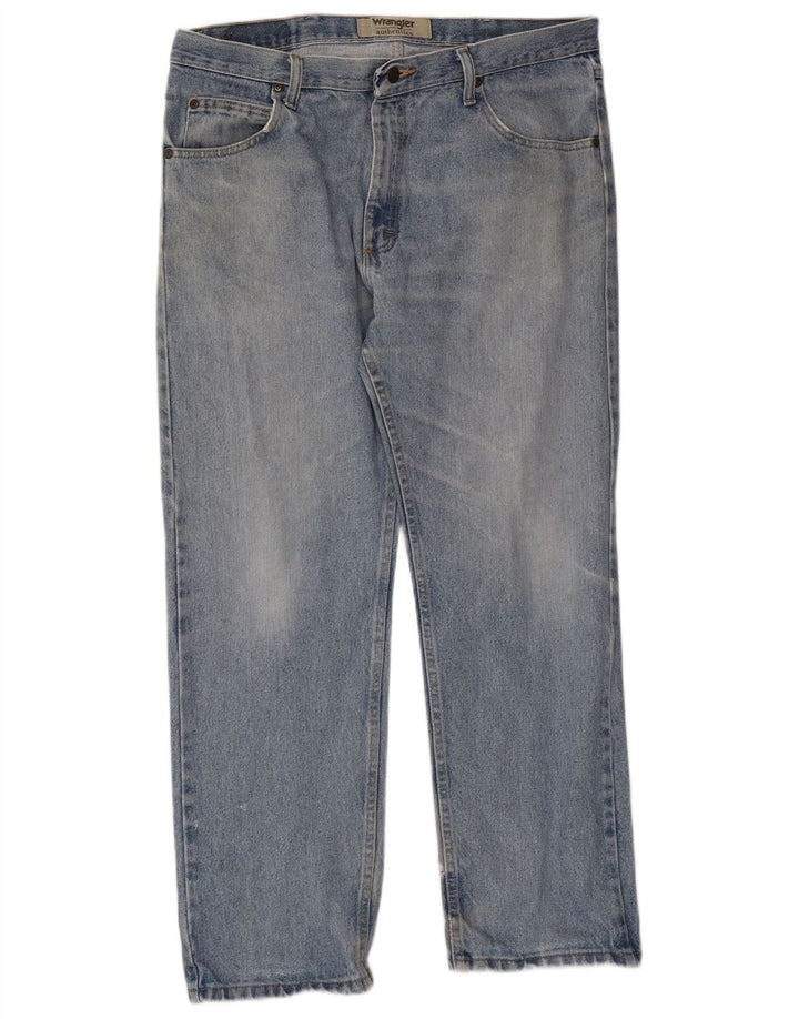 Wrangler Straight Jeans til mænd W36 L29 blå bomuld