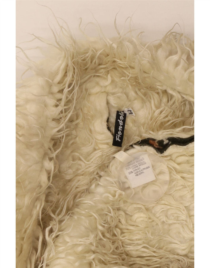 Fiondotinta Dame Sherpa Duffle Jacket UK 14 Medium Khaki Blomsteruld