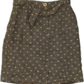 VINTAGE Womens Mini Skirt EU 38 Small W27 Brown Spotted Wool | Vintage Vintage | Thrift | Second-Hand Vintage | Used Clothing | Messina Hembry 