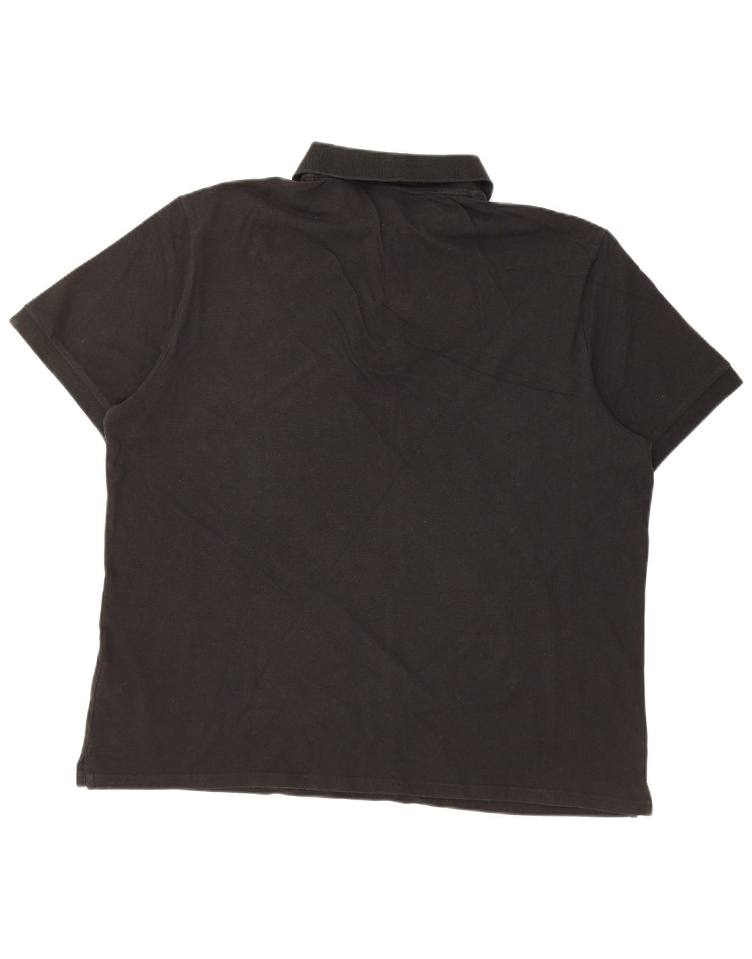 TRUSSARDI JEANS Polo shirt til mænd 3XL sort bomuld