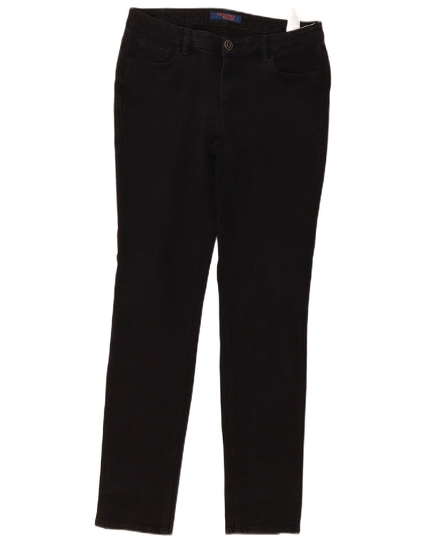 Trussardi Dame Skinny Jeans IT 42 Medium W28 L30 Sort Bomuld