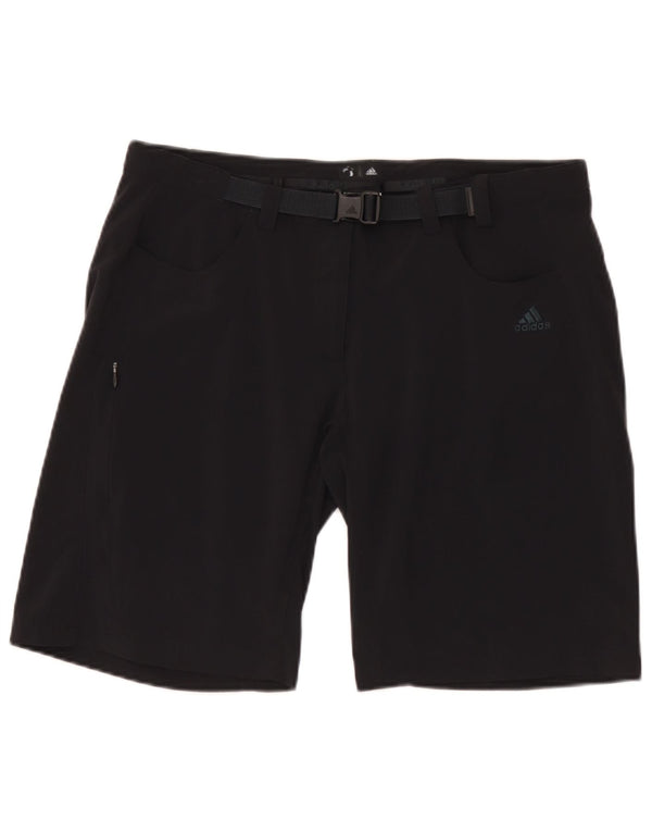 Adidas Dame Cargo Shorts UK 16 Large W34 Black Nylon