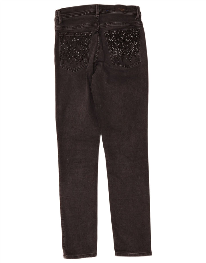 Trussardi Dame Slim Jeans W27 L27 Grå Bomuld