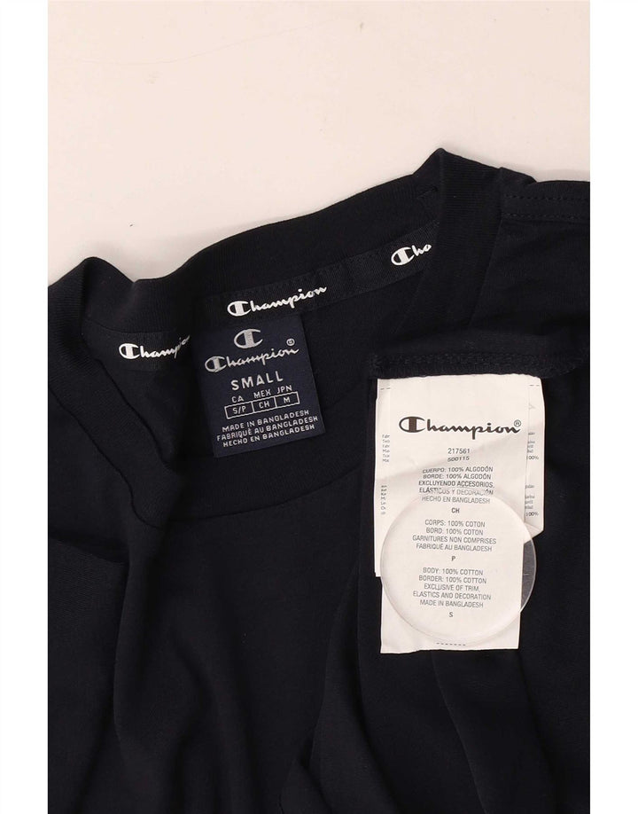 Champion herre T-shirt top lille marineblå bomuld