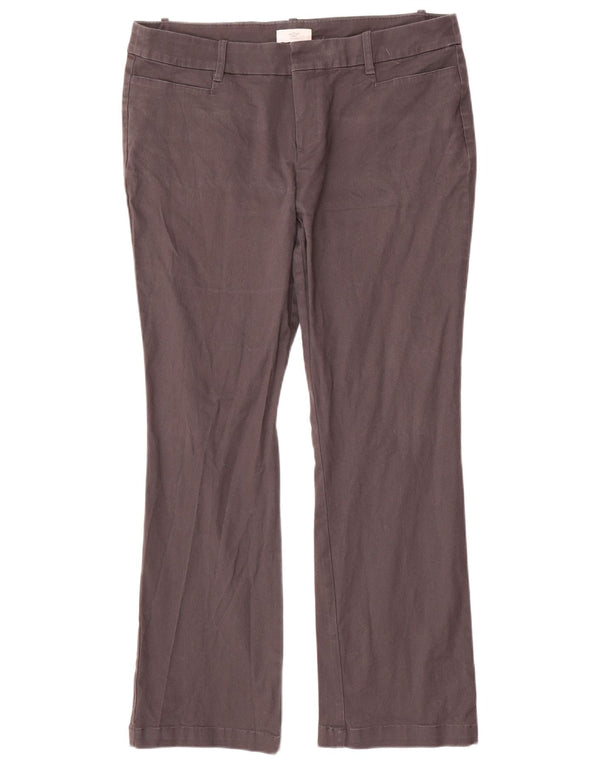 Dockers Dame Bootcut Casual Bukser UK 12 Large W36 L29 Grå Bomuld