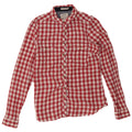 Fat Face Dame Classic Fit Flannel Shirt UK 12 Medium Red Gingham