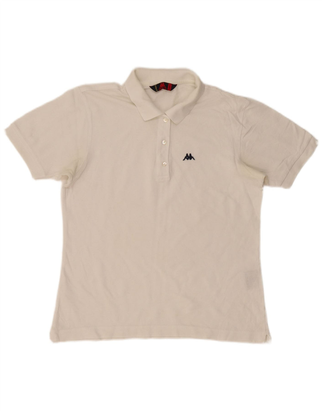 Kappa herre poloshirt XL Off White Bomuld