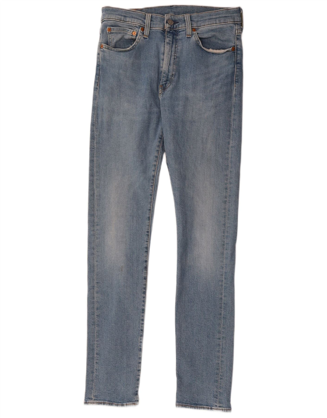 LEVI'S Dame 510 Skinny Jeans W32 L34 Blå Bomuld