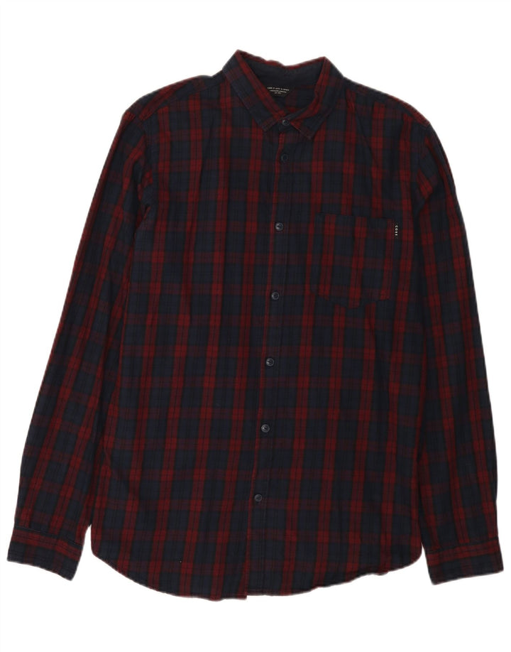 Jack & Jones Herre flannelskjorte Medium marineblå ternet bomuld