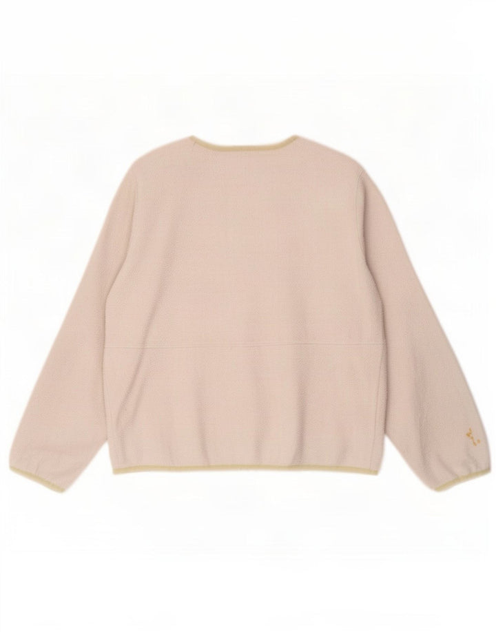 Marks & Spencer Fleecejakke til kvinder UK 14 Medium Grey Polyester