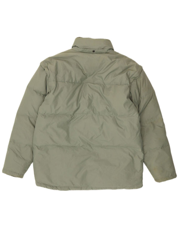 FILA Polstret Herrejakke UK 40 Stor Grøn Polyamid