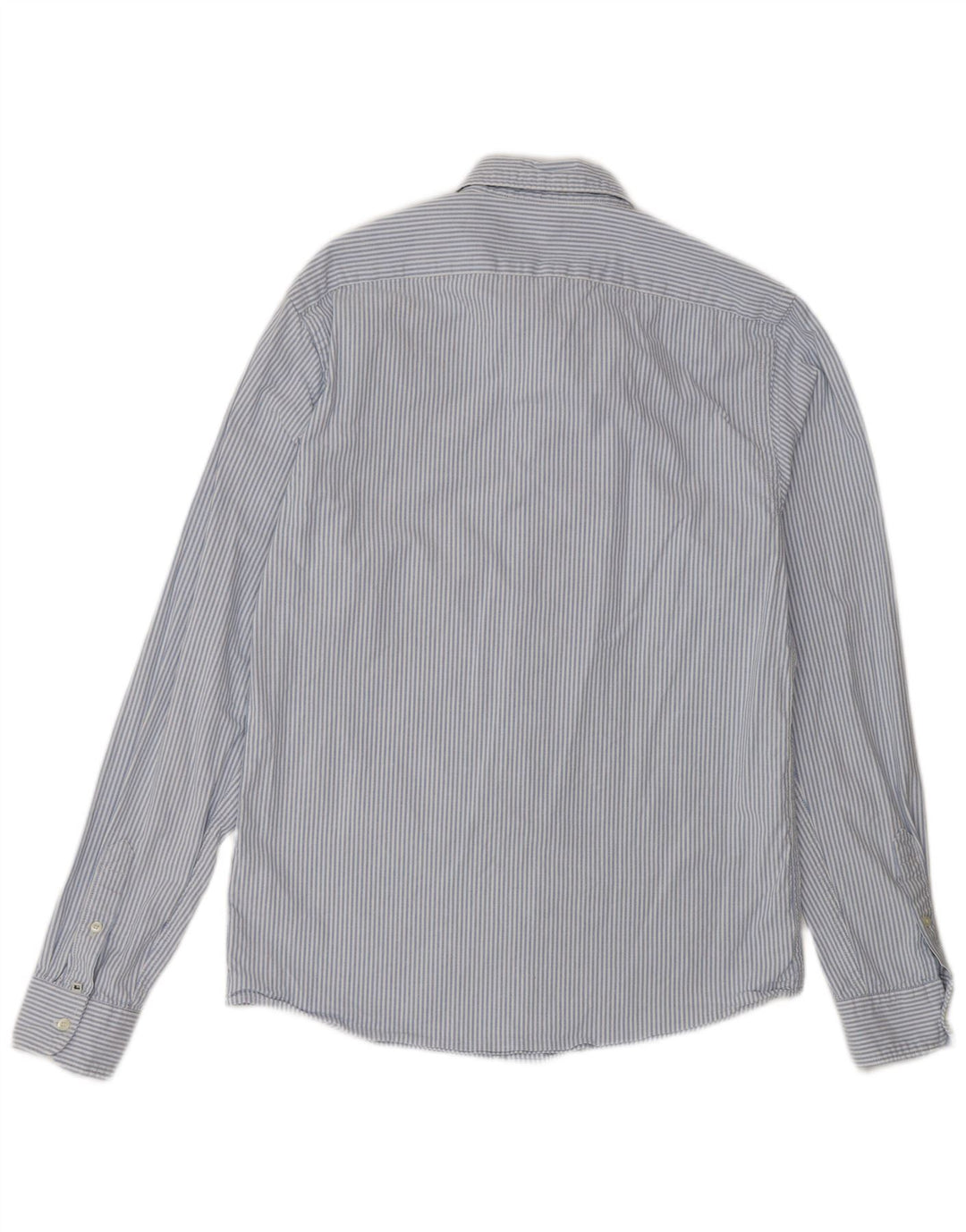 SCOTCH & SODA Herreskjorte Medium Blue Pinstripe Bomuld