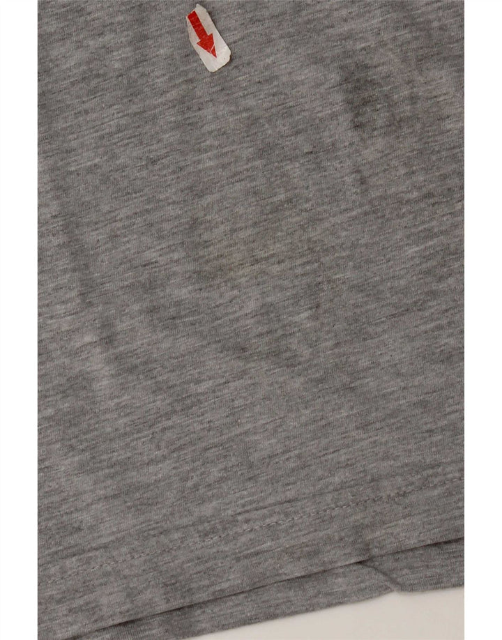 Fila Herre T-Shirt Top IT 50 Medium Grå Bomuld