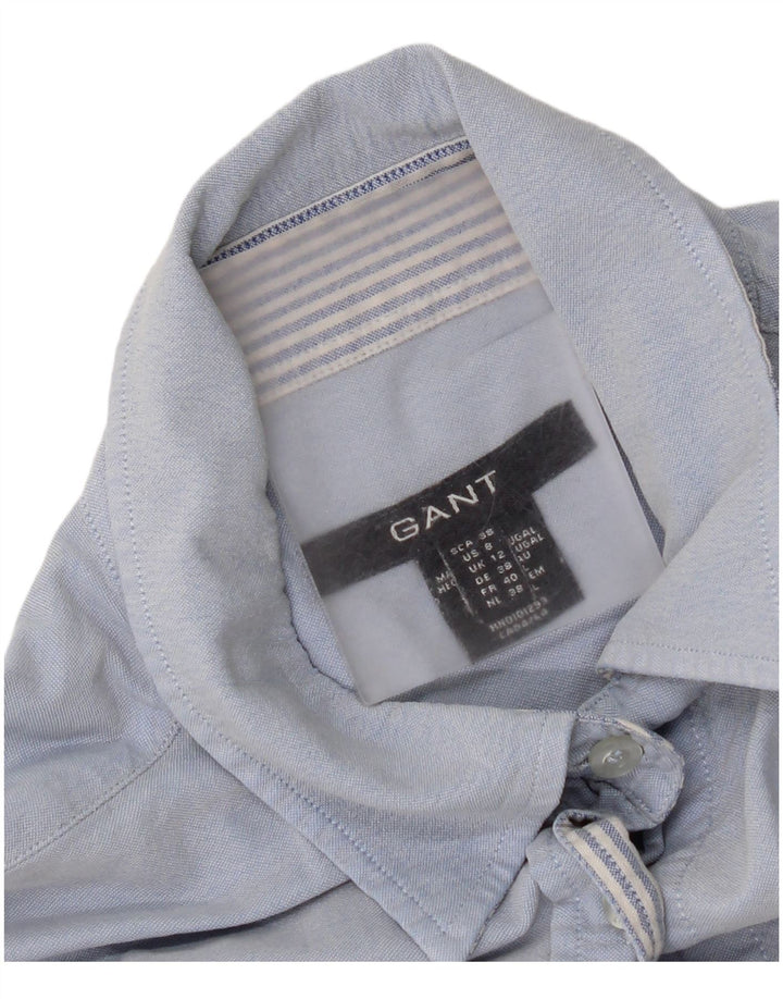 Gant Dameskjorte UK 12 Medium Blue Cotton