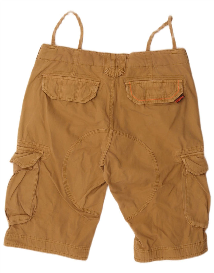Superdry Herre Cargo Shorts Medium W30 Beige Bomuld