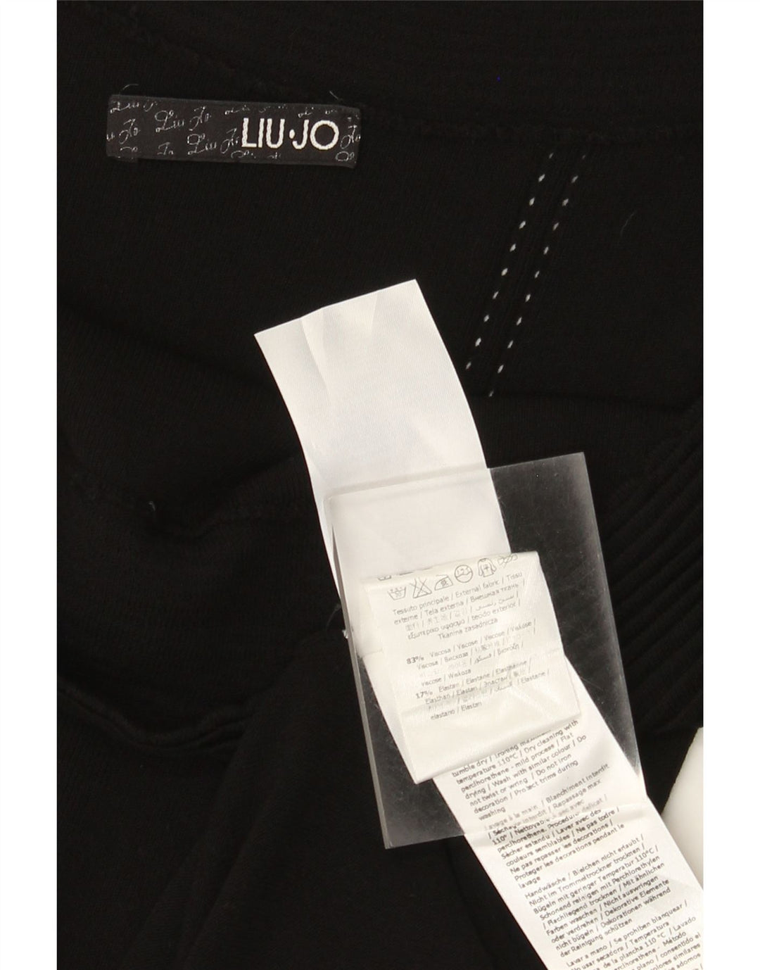 Liu Jo Kvinder Off Shoulder Kjole IT 44 Medium Sort Viscose