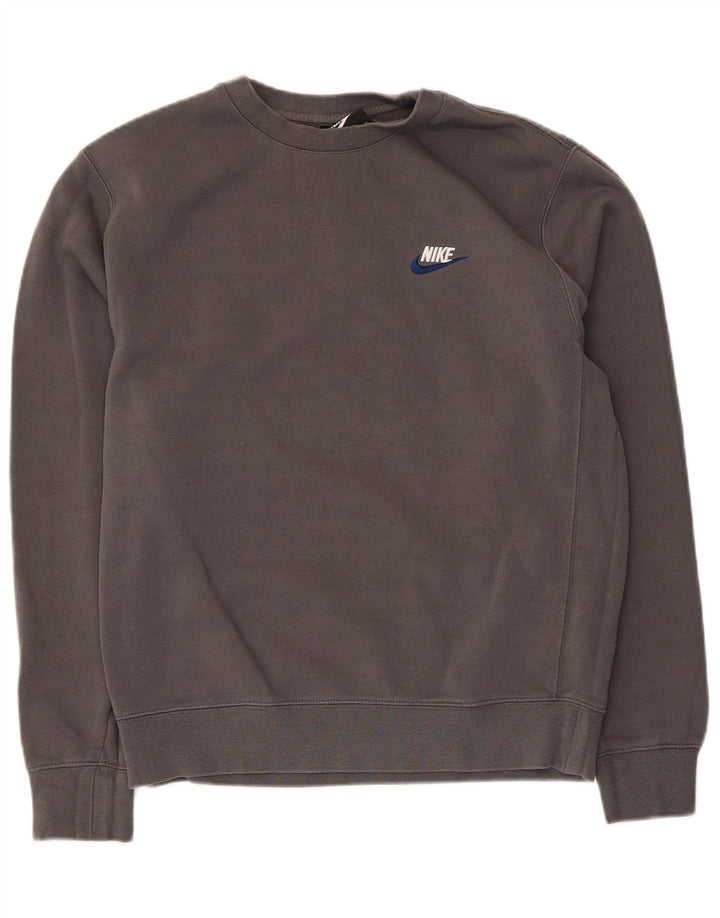 Nike Sweatshirt til mænd, lille grå bomuld