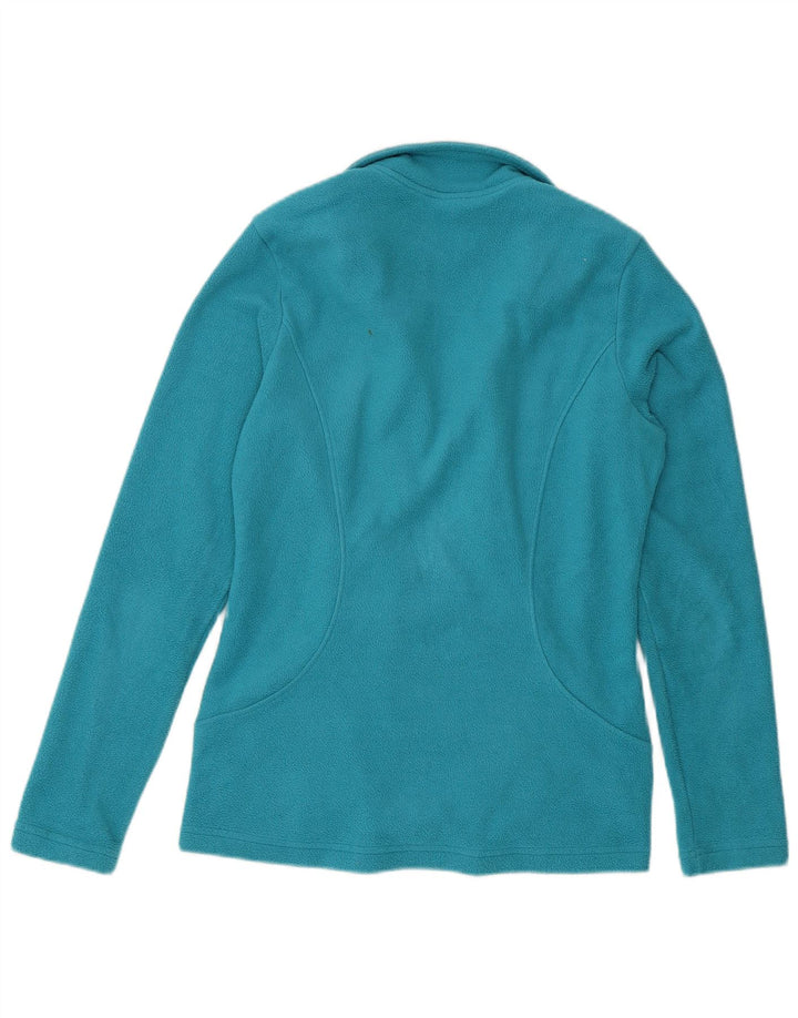 Marks & Spencer Fleecejakke til kvinder UK 6 XS Blå Polyester