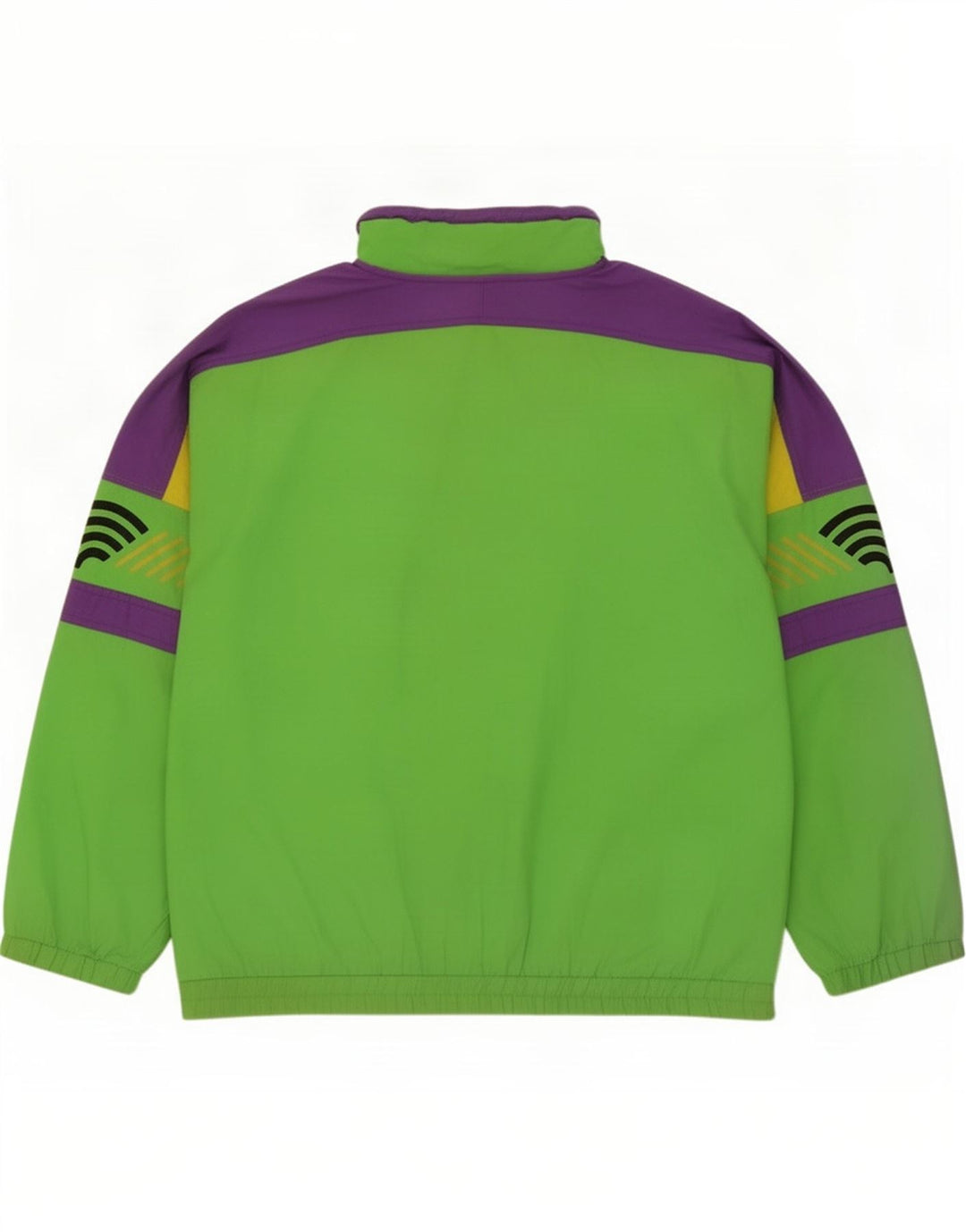 Brugi Herre Loose Fit træningsdragt Topjakke Stor Grøn Colourblock Polyester