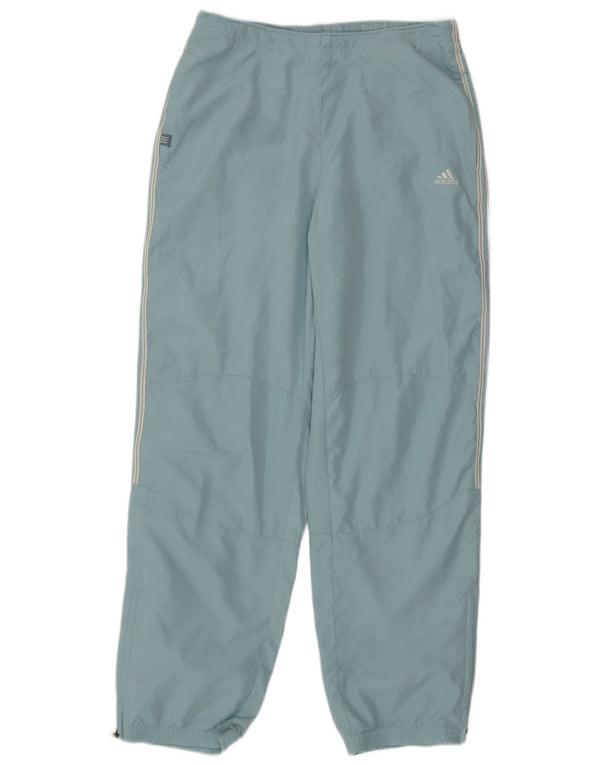 Adidas Dame Windbreaker Bukser UK 12 Medium Blue Polyester