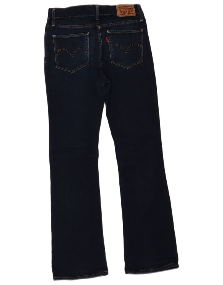 Levi's Dame 715 Bootcut Jeans W26 L27 Marineblå Bomuld