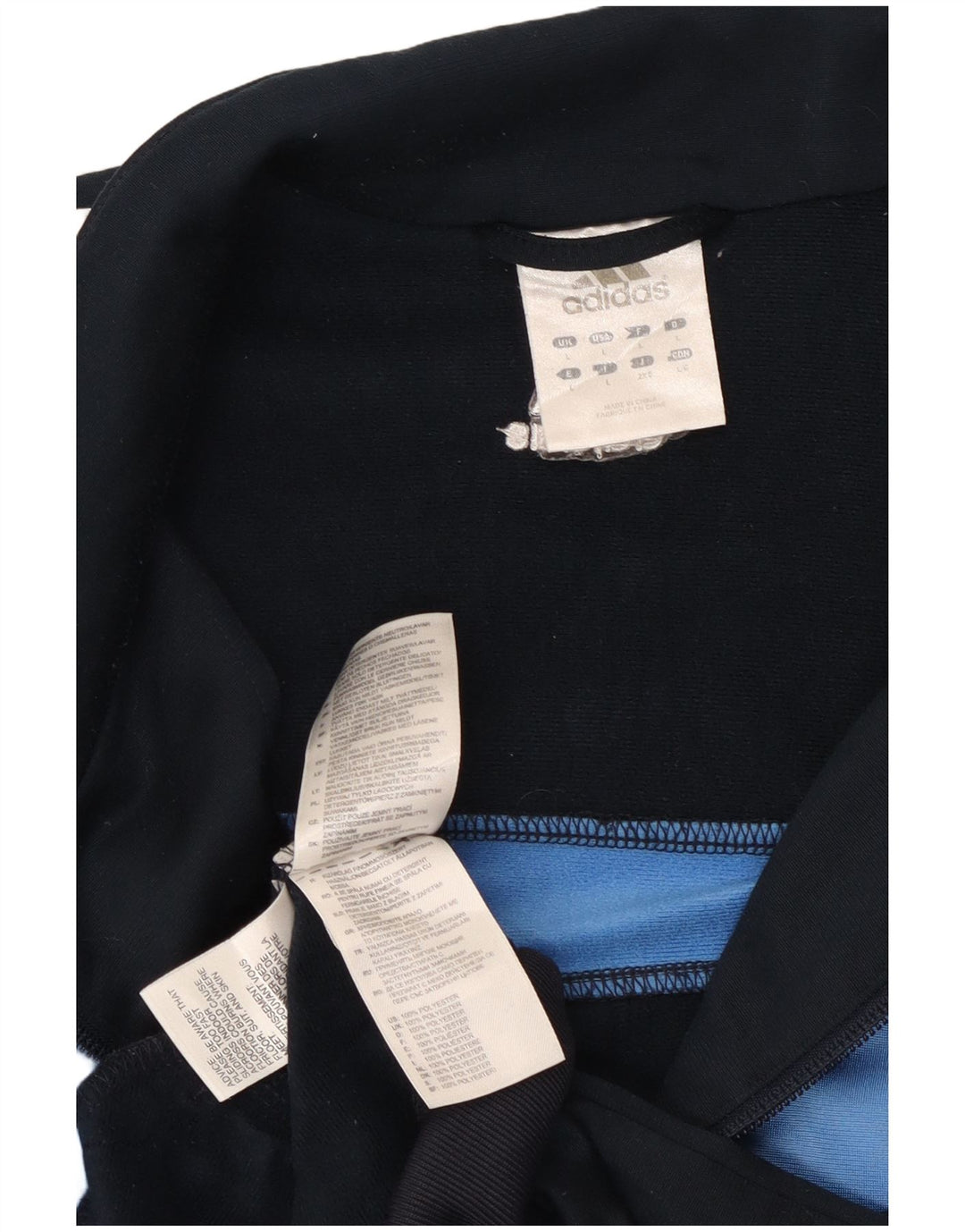 Adidas Træningsdragt til mænd Top jakke Stor marineblå Colourblock Polyester