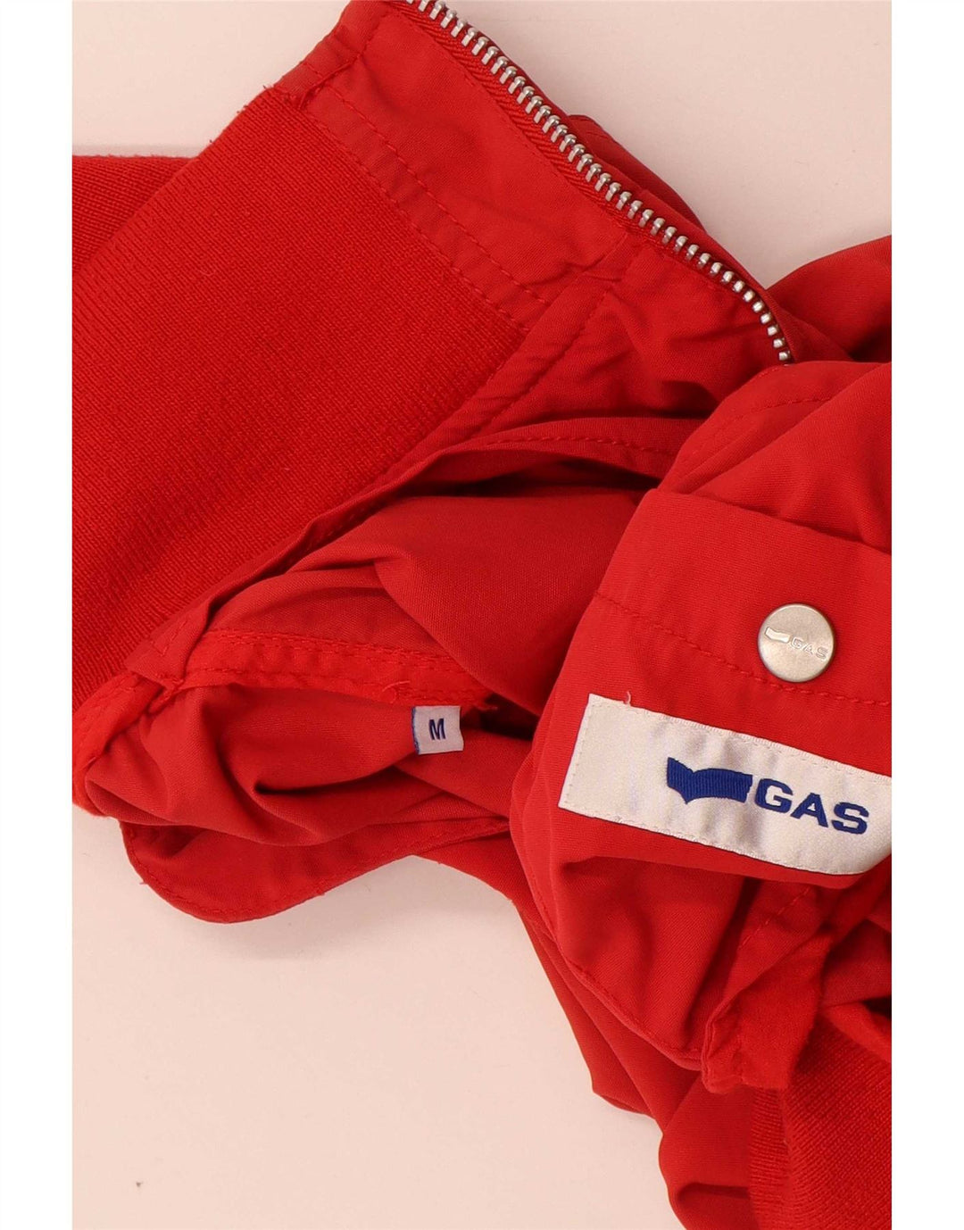 Gas Bomber Jacket UK 38 Medium Rød Polyamid