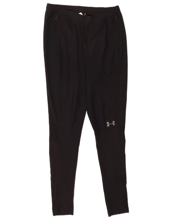 Under Armour Mens Fitted Slim Fit Leggings Small Black Polyester