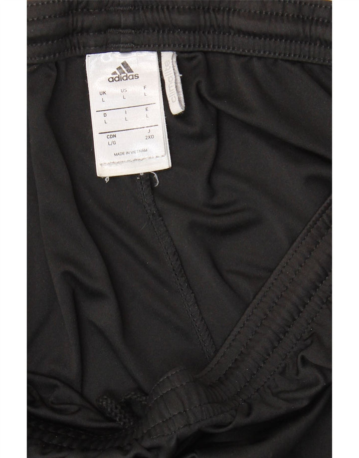 ADIDAS Mens Climalite Sport Shorts Large  Black Polyester