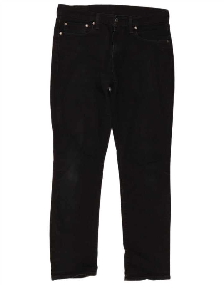 Levi's Herre 511 Slim Jeans W32 L32 Sort Bomuld