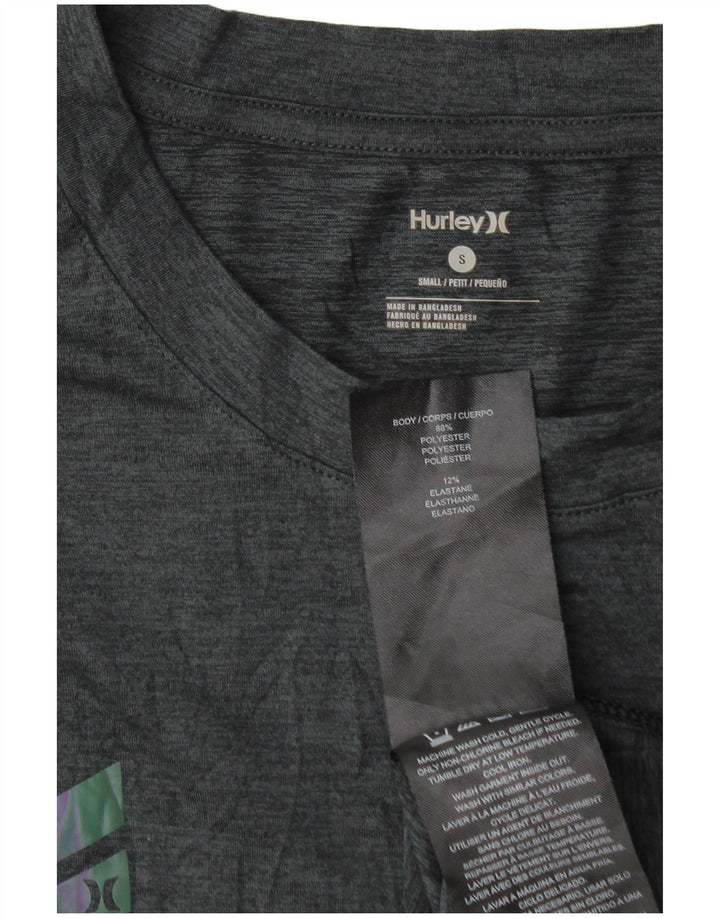 Hurley Herre Petit T-Shirt Top Lille Grå Polyester