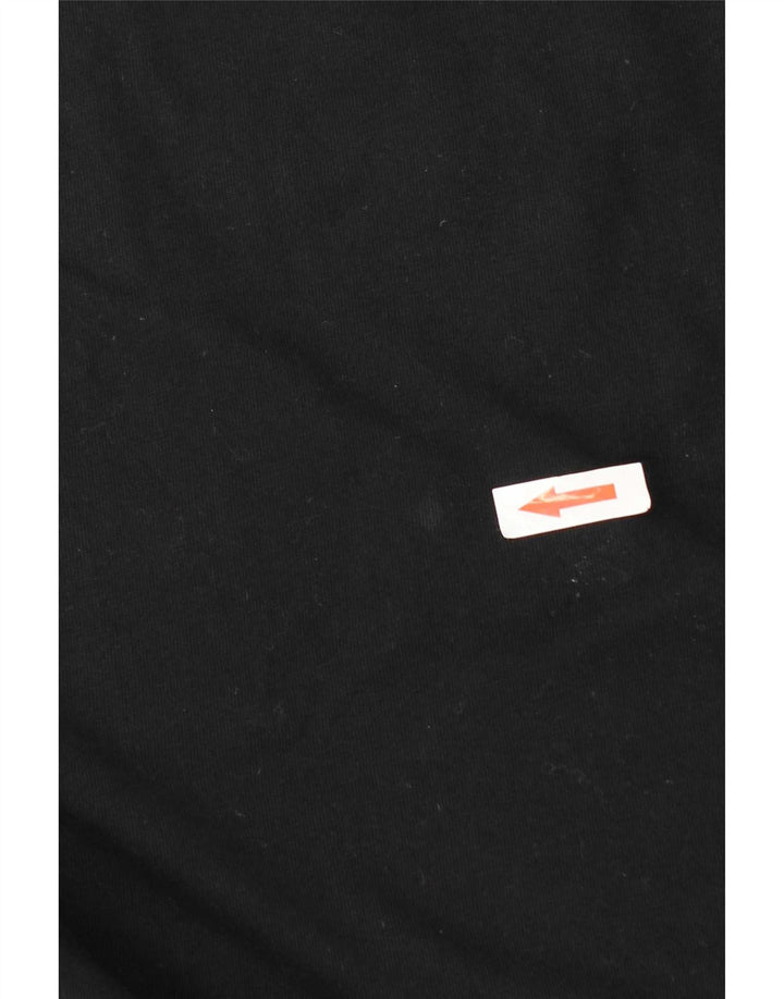 Hugo Boss Herre T-Shirt Top XL Sort Bomuld