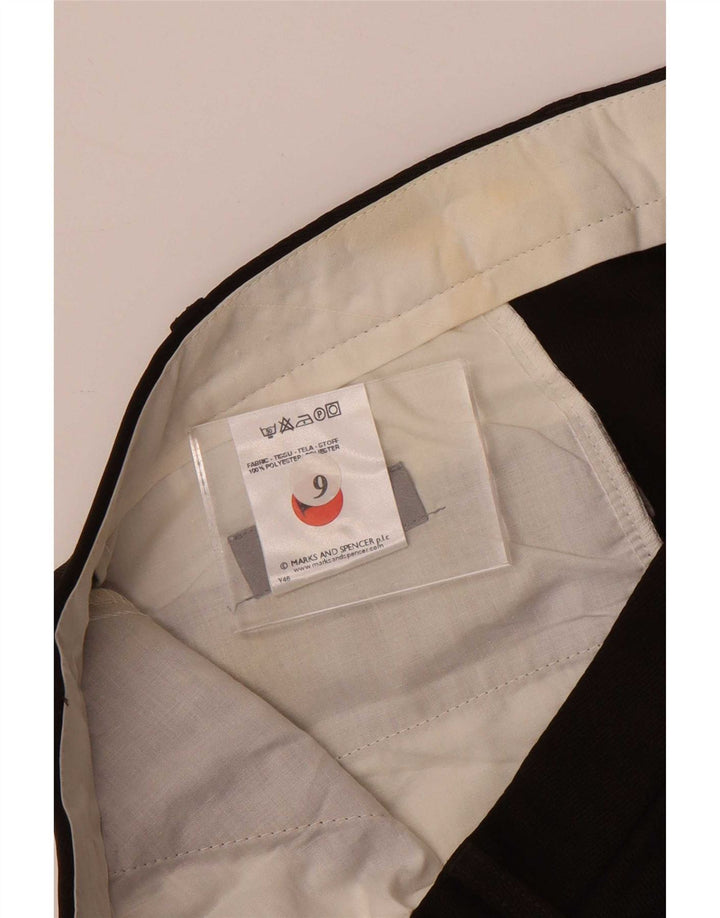 Marks & Spencer Lige jakkesæt til herrebukser W40 L29 brun polyester