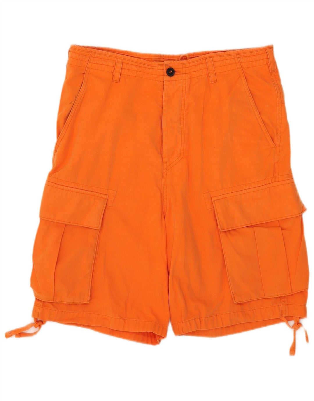 French Connection Herre Cargo Shorts W32 Medium Orange Bomuld