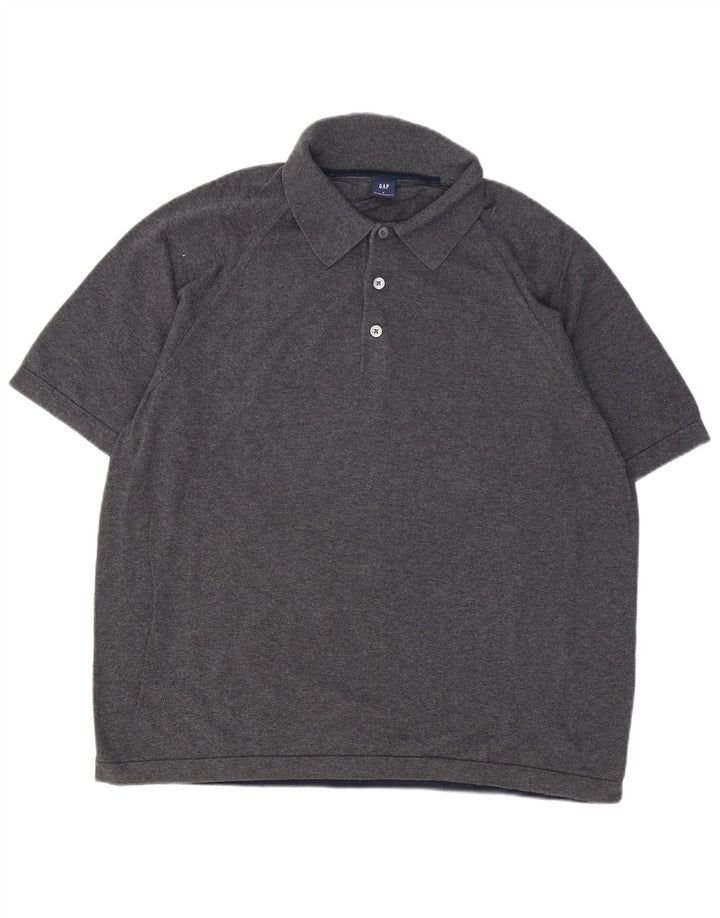 GAP herre poloshirt, stor grå bomuld