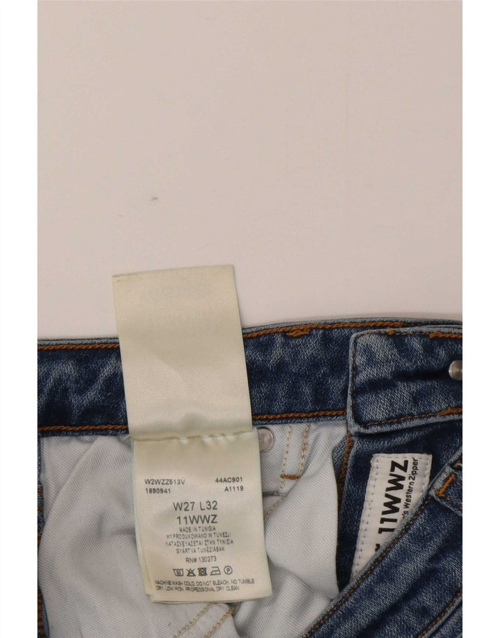 Wrangler Dame 11WWZ Slim Jeans W27 L32 Blå Bomuld