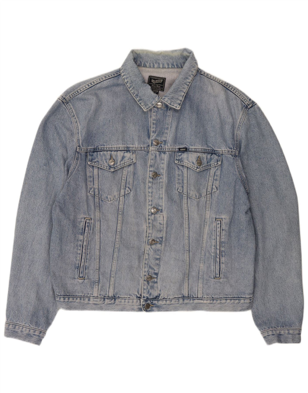 Gas Herre denimjakke 2XL blå bomuld