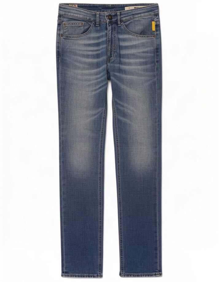 Meltin' Pot Herre Regular Fit Slim Jeans W33 L31 Blå Bomuld