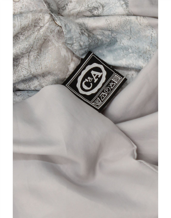 C&A Womens Abstract Pattern Rain Jacket UK 16 Large Multicoloured