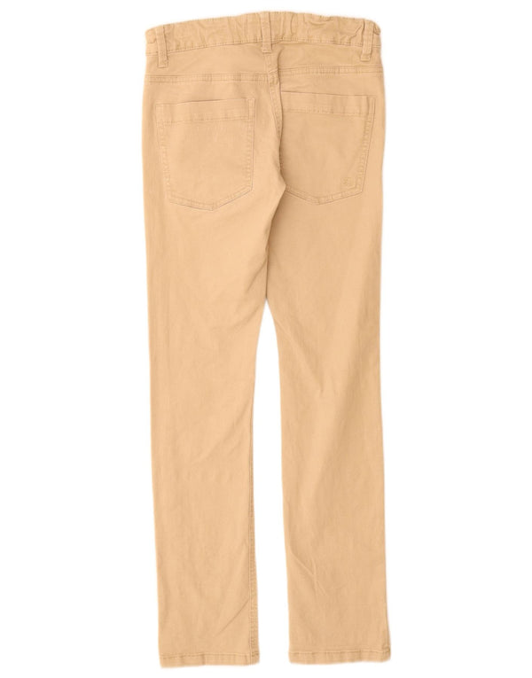 Benetton Boys Slim Casual Bukser 11-12 år XL W25 L28 Beige Bomuld
