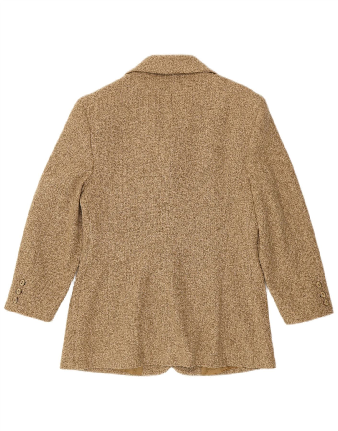Henry Cottons Dame 4-knaps blazerjakke IT 46 Stor Beige Uld