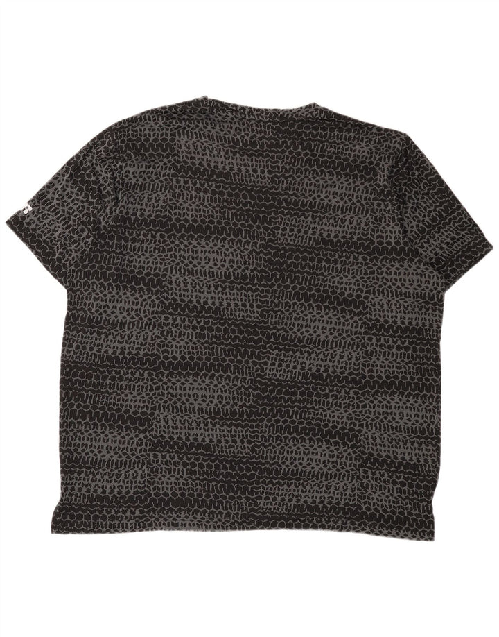 RUSSELL ATHLETIC Herre grafisk T-shirt Top UK 54/56 3XL Sort