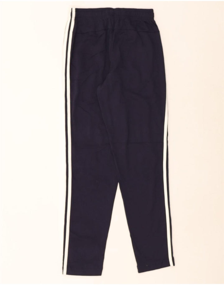 ADIDAS Mens Tracksuit Trousers Small  Navy Blue Cotton Vintage Adidas and Second-Hand Adidas from Messina Hembry 