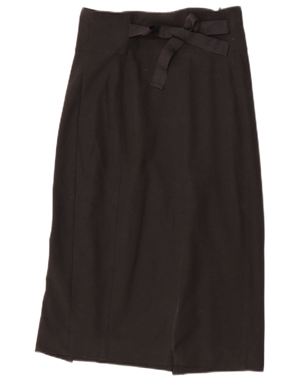 Oasis Dame Midi Nederdel UK 8 Small W24 Sort Polyester