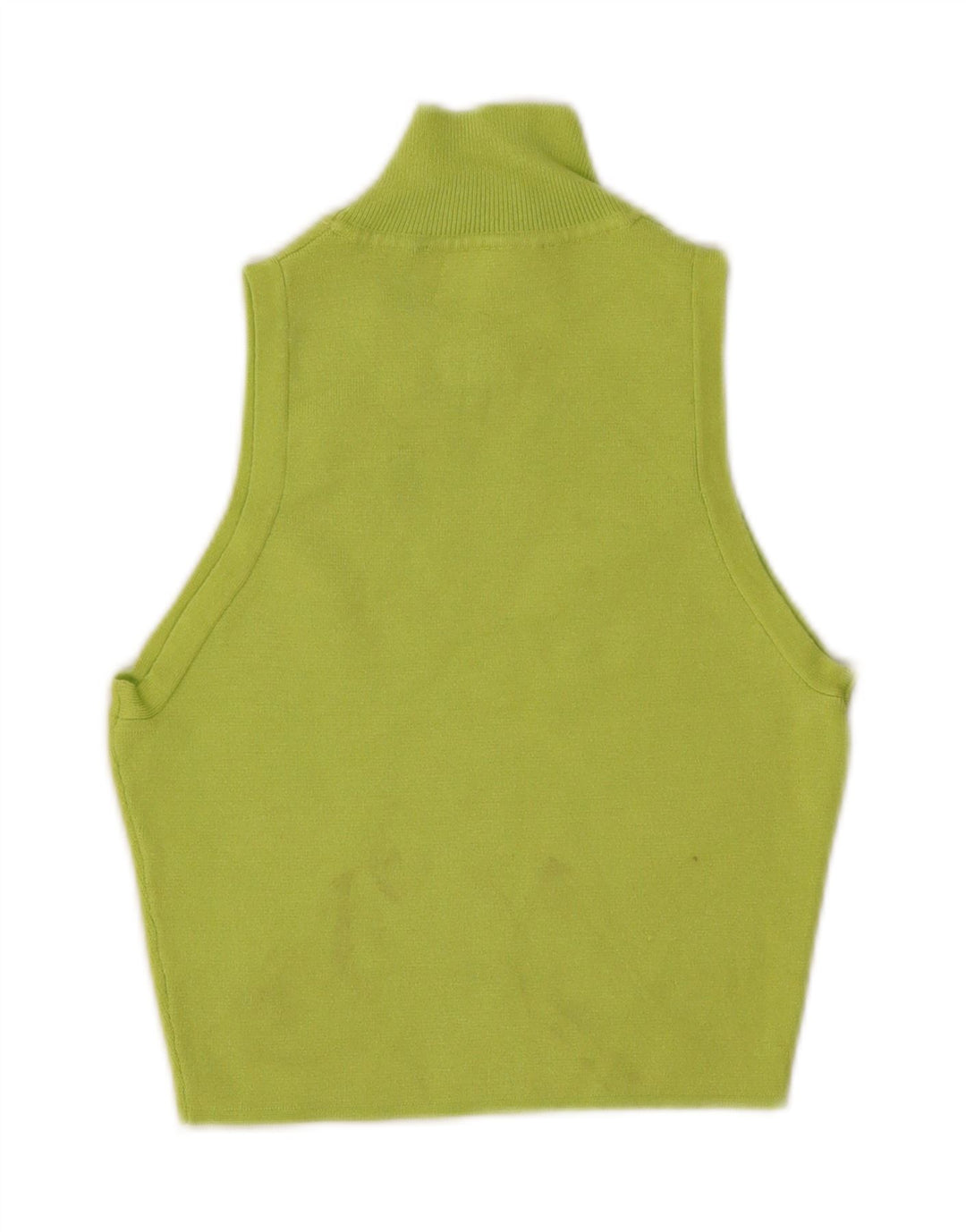 ZARA Womens Crop Vest Tank Top UK 8 Small Green Vintage Zara and Second-Hand Zara from Messina Hembry 