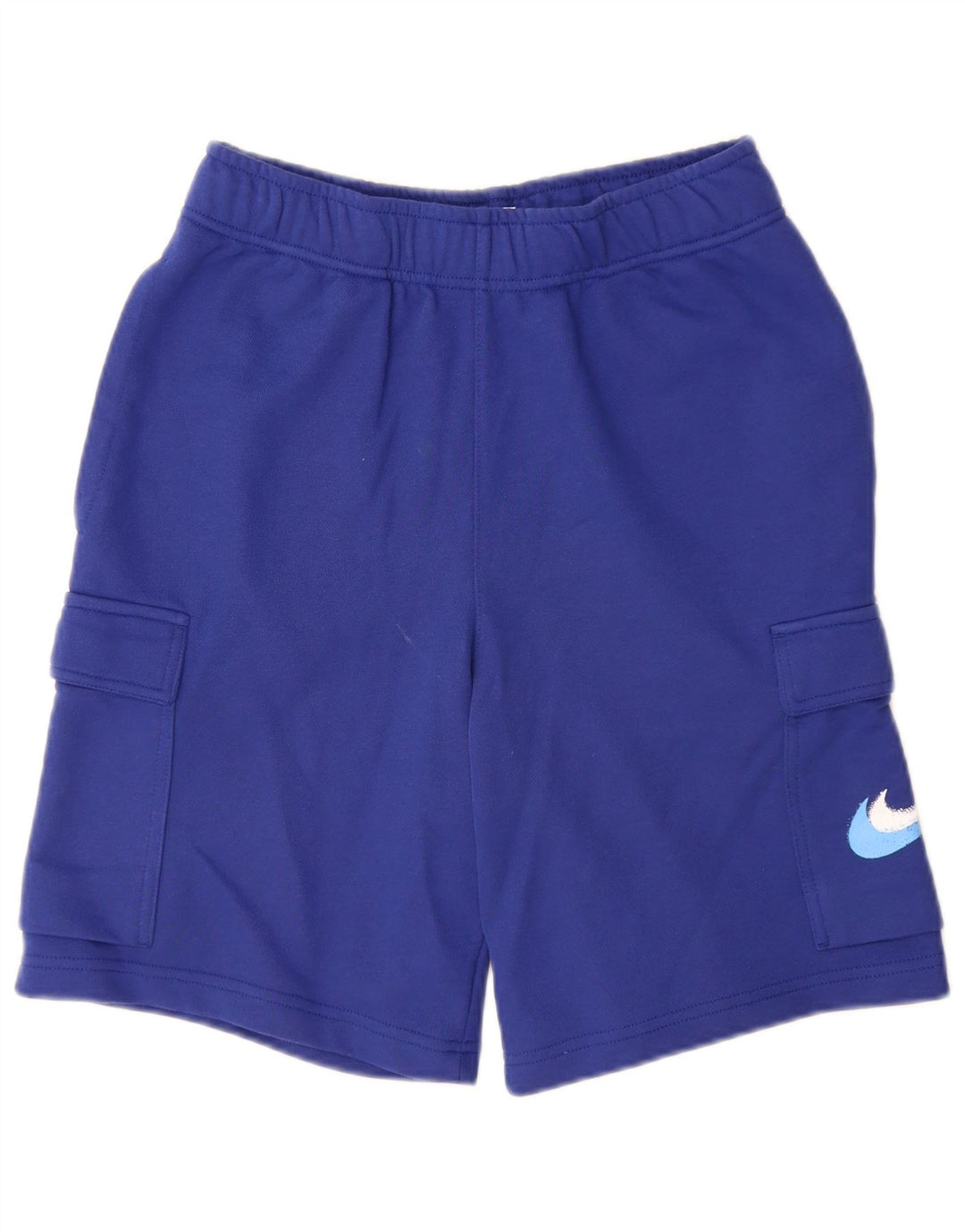 Nike grafiske sportsshorts til mænd XS blå bomuld