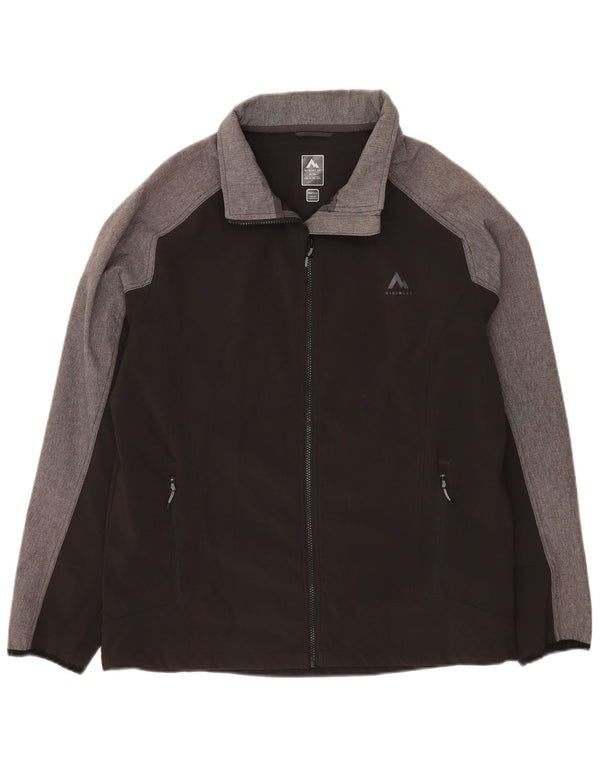 McKinley Herre Bomber Jacket UK 44 2XL Sort Colourblock Polyester Sports
