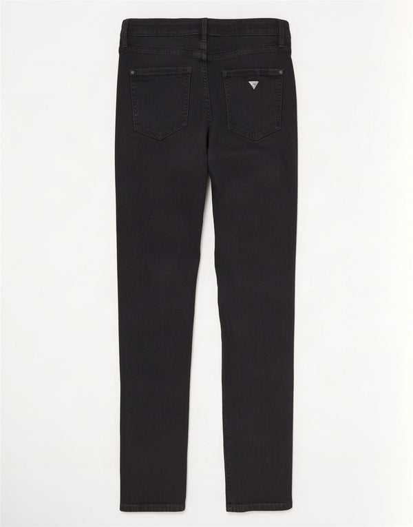 Guess Dame Super High Rise Skinny Jeans W29 L28 Sort Bomuld