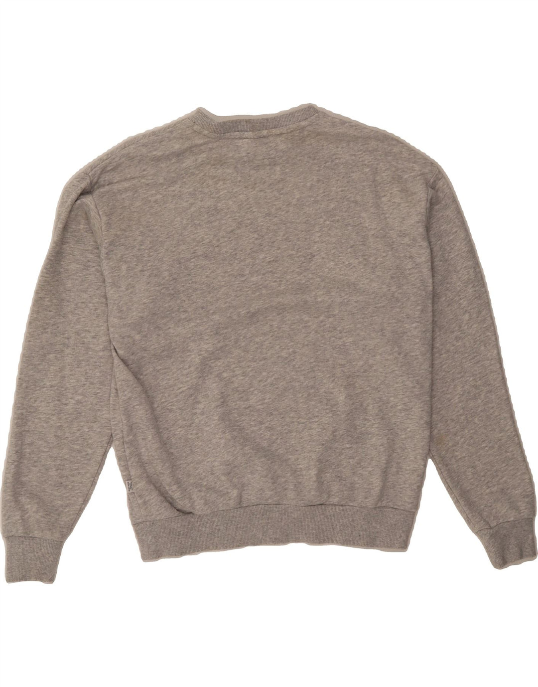 PUMA Womens Oversized Graphic Sweatshirt Jumper UK 10 Small Grey Cotton Vintage Puma and Second-Hand Puma from Messina Hembry 
